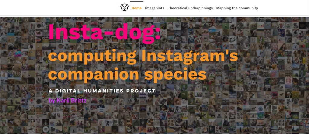 Insta-dog homepage